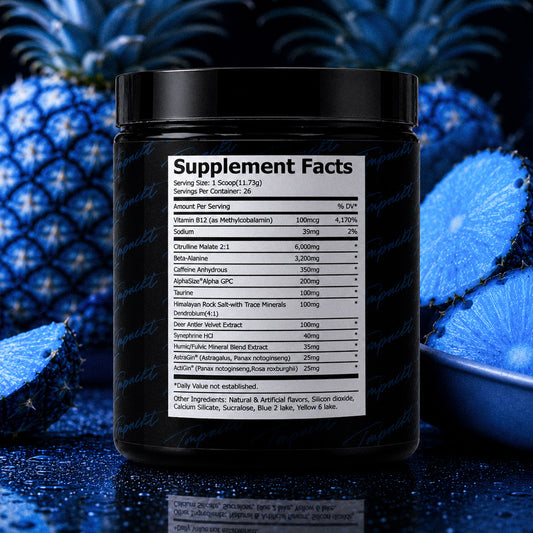 No Excuses - Blue Pineapple Pre-Workout