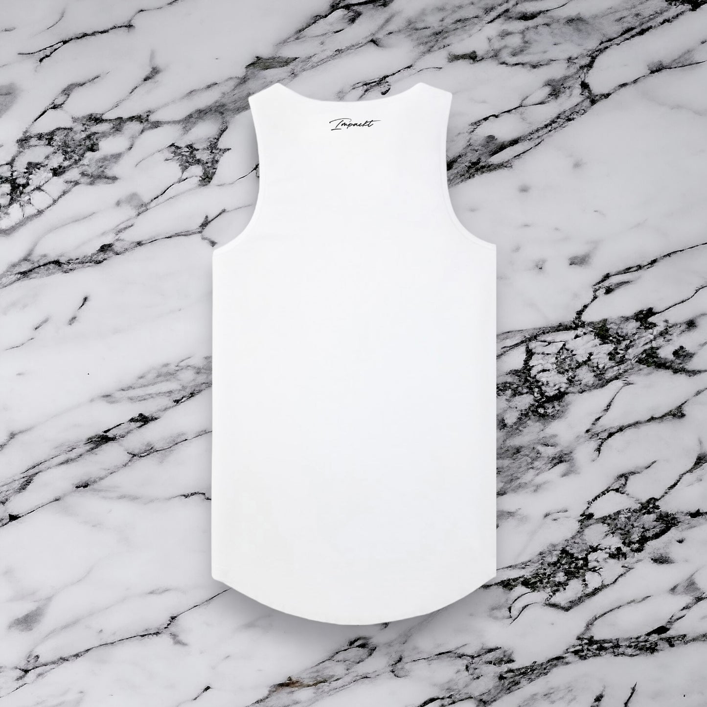 Men's Signature Fitted Tank - Scallop Bottom