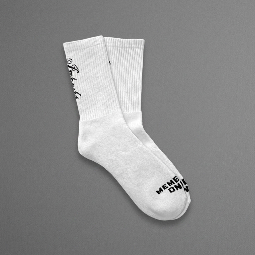 The Pack Only Crew Sock - White