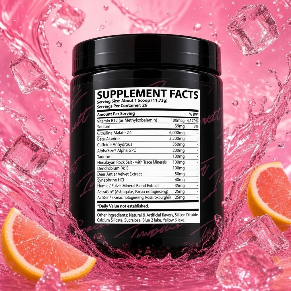No Excuses - Pink Lemonade Pre-Workout