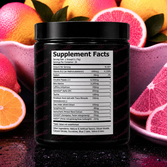 No Excuses - Pink Lemonade Pre-Workout