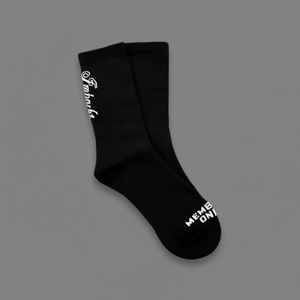 The Pack Only Crew Sock - Black