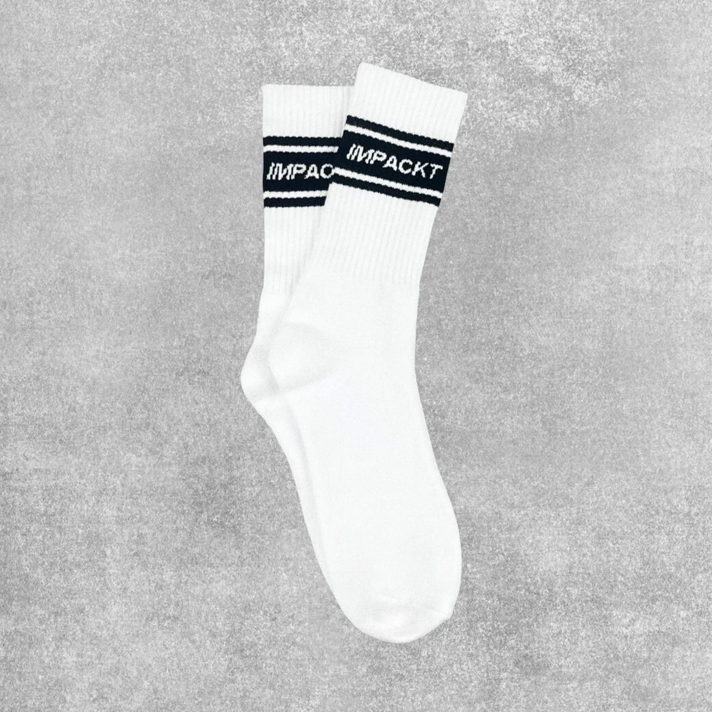 Signature Athletic Crew Socks - White