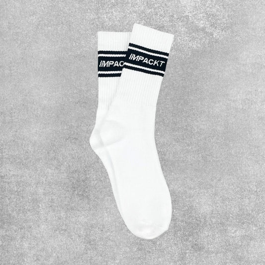 Signature Athletic Crew Socks - White