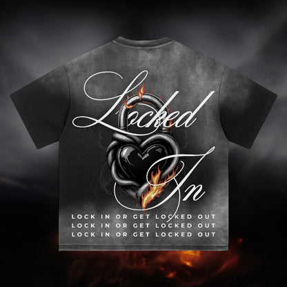 Locked In Over Sized Graphic Tee