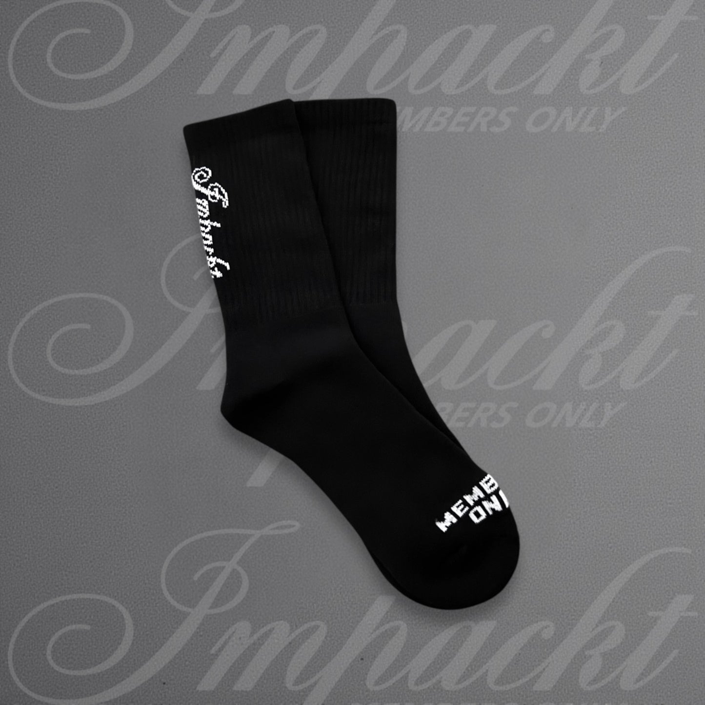 MEMBERS ONLY Crew Socks - Black