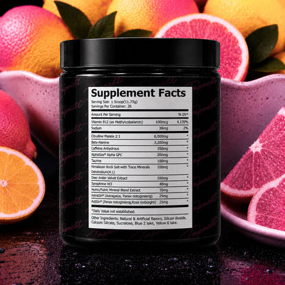 No Excuses - High Stimulant Pre-Workout