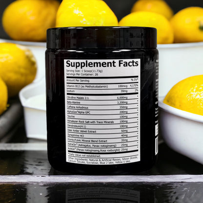 No Excuses - High Stimulant Pre-Workout