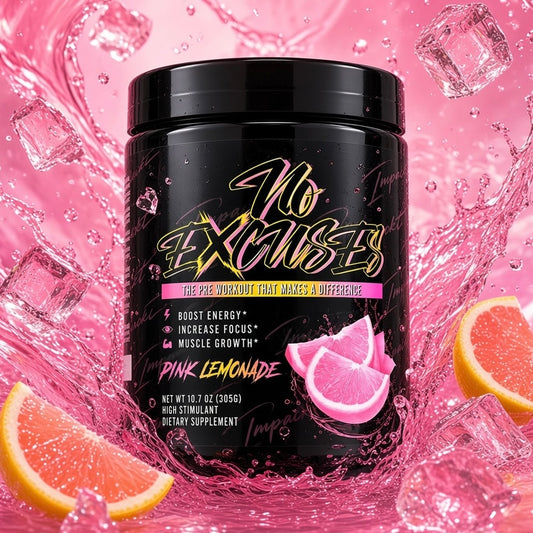 No Excuses - Pink Lemonade Pre-Workout